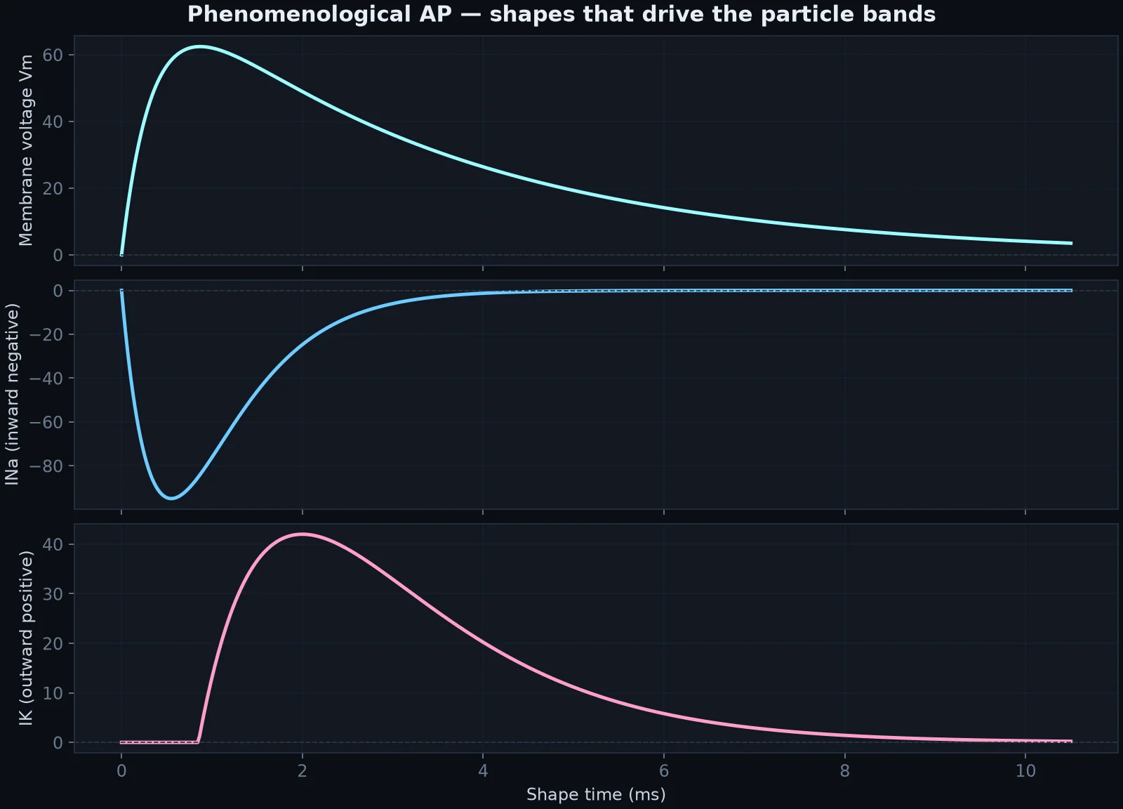 Approximate AP shapes that drive the particle bands